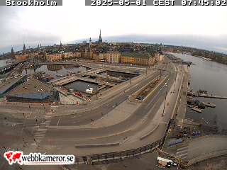 Slussen, vy mot Gamla Stan